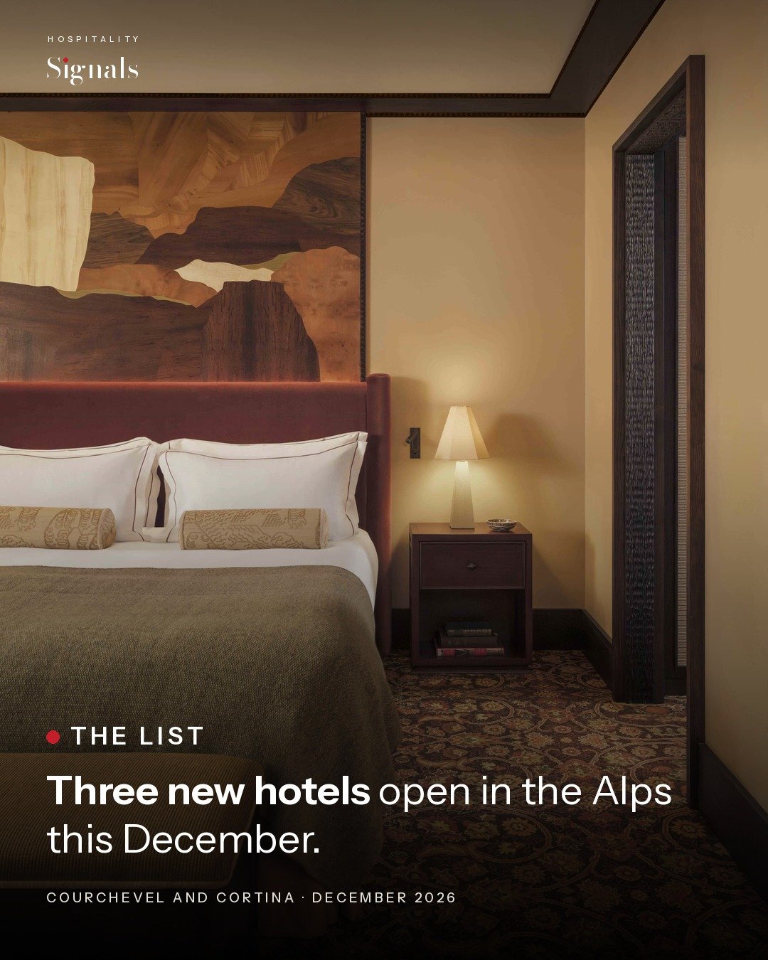 Three new luxury hotels open in the Alps this December