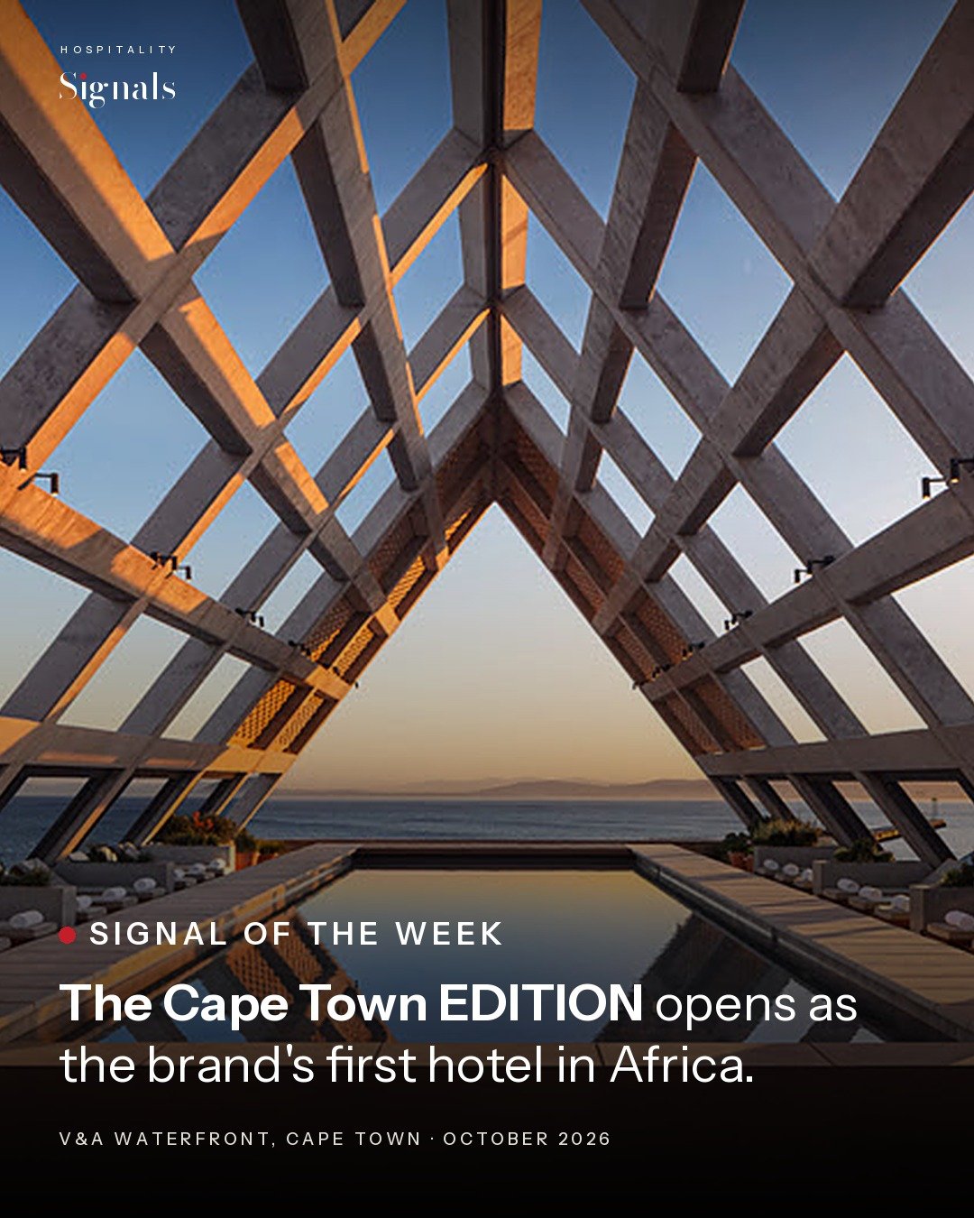The Cape Town EDITION opens as the brand's first hotel in Africa