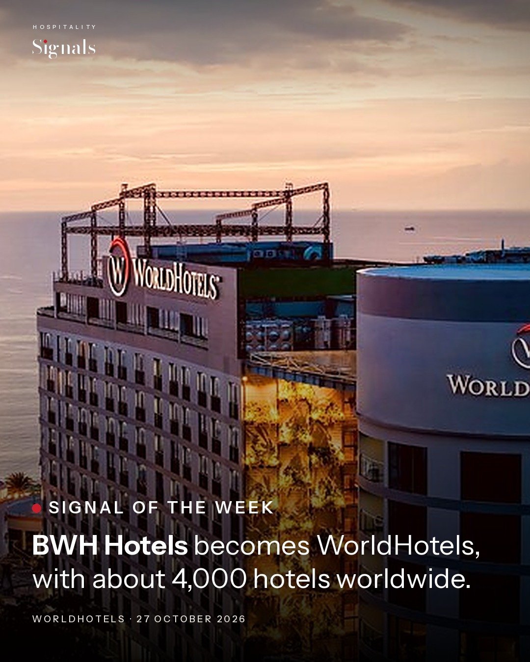 BWH Hotels becomes WorldHotels